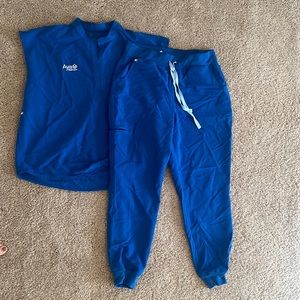 Figs Rafaela Jogger royal blue scrubs